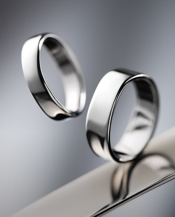 Кольца из платины