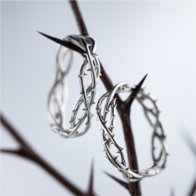 Тематические кольца. Кольцо с колючками