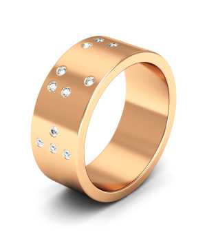 Широкое кольцо "Рядом" (Мод. 419)