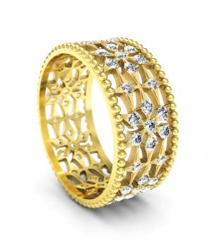 Кольцо с бриллиантами (Мод. 634)