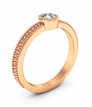 Помолвочное кольцо (Мод. 707)