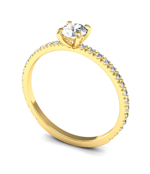 Помолвочное кольцо (Мод. 777)