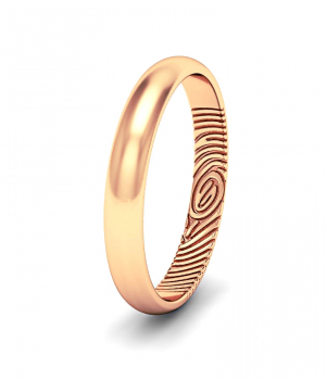 Кольцо с отпечатком пальца (Мод.101)