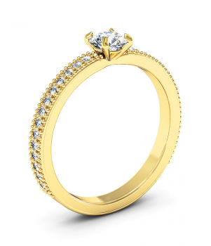 Помолвочное кольцо (Мод. 704)