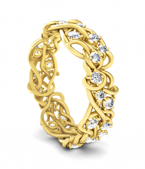 Кольцо с бриллиантами (Мод. 644)