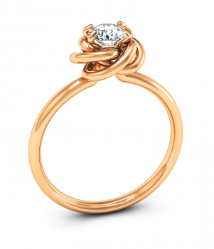 Помолвочное кольцо (Мод. 743)