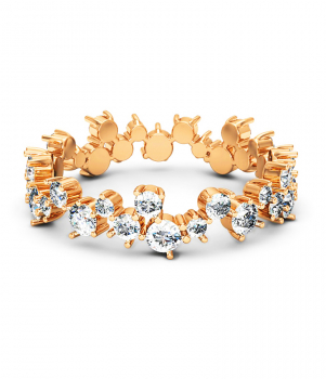 Кольцо с бриллиантами (Мод. 642)