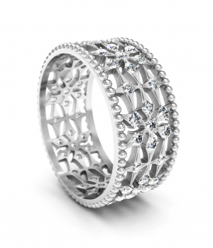 Кольцо с бриллиантами (Мод. 634)