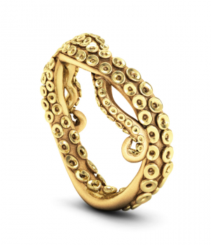 Тематическое кольцо "Осьминог" (Мод. 516)