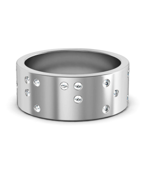 Широкое кольцо "Рядом" (Мод. 419)