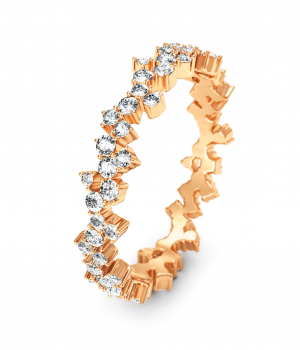 Кольцо с бриллиантами (Мод. 645)