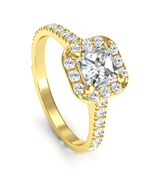 Помолвочное кольцо (Мод. 814)