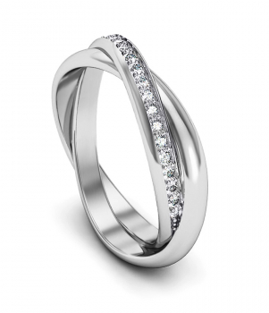 Кольцо с бриллиантами (Мод. 638)