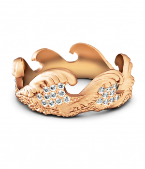 Кольцо с бриллиантами (Мод. 643)