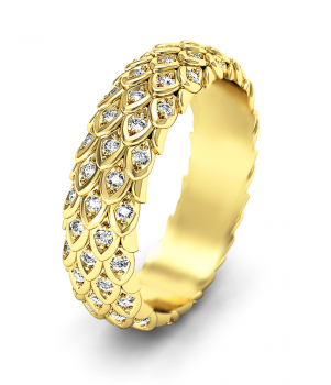 Кольцо с бриллиантами (Мод. 604)