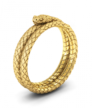 Тематическое кольцо "Змея" (Мод. 511)