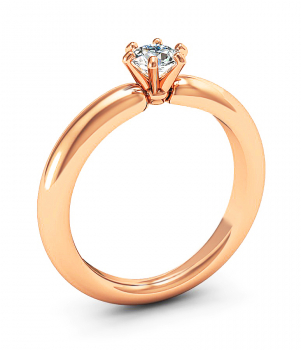 Помолвочное кольцо (Мод. 728)