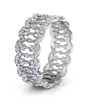 Кольцо с бриллиантами (Мод. 658)