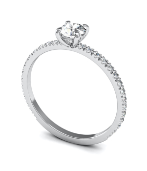 Помолвочное кольцо (Мод. 777)