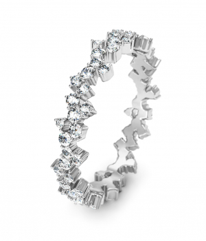 Кольцо с бриллиантами (Мод. 645)