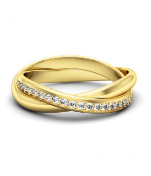 Кольцо с бриллиантами (Мод. 638)