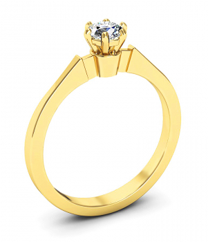 Помолвочное кольцо (Мод. 708)