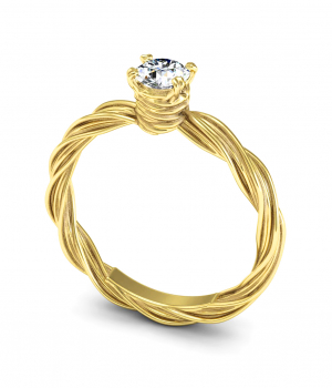 Помолвочное кольцо (Мод. 725)