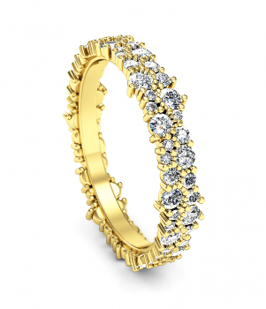 Кольцо с бриллиантами (Мод. 617)