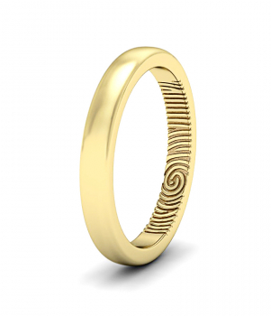 Кольцо с отпечатком пальца (Мод.122)