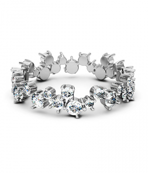 Кольцо с бриллиантами (Мод. 642)