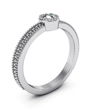 Помолвочное кольцо (Мод. 707)