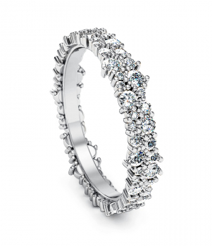 Кольцо с бриллиантами (Мод. 617)