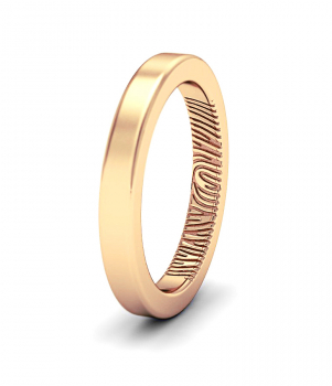 Кольцо с отпечатком пальца (Мод. 103)