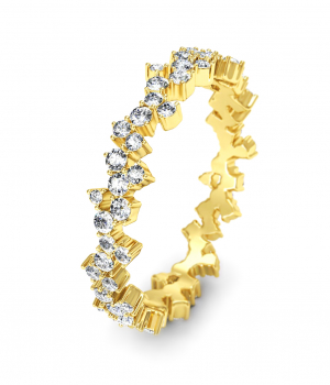 Кольцо с бриллиантами (Мод. 645)