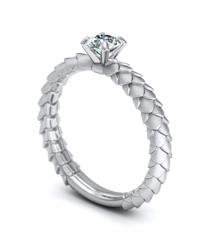 Помолвочное кольцо (Мод. 702)