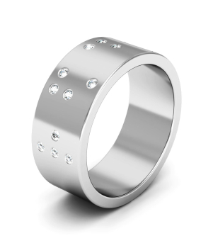 Широкое кольцо "Рядом" (Мод. 419)