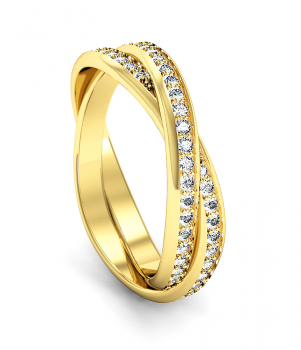 Кольцо с бриллиантами (Мод. 632)