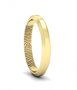 Кольцо с отпечатком пальца (Мод.113)