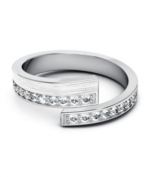 Кольцо с бриллиантами (Мод. 615)