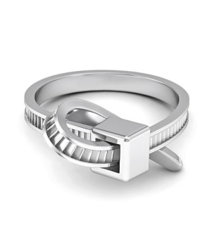 Кольцо обещания "Хомут" (Мод. 028)