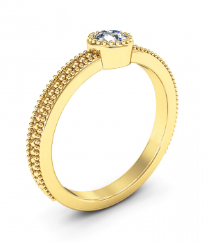 Помолвочное кольцо (Мод. 707)