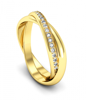 Кольцо с бриллиантами (Мод. 638)