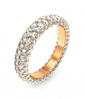 Кольцо с бриллиантами (Мод. 647)